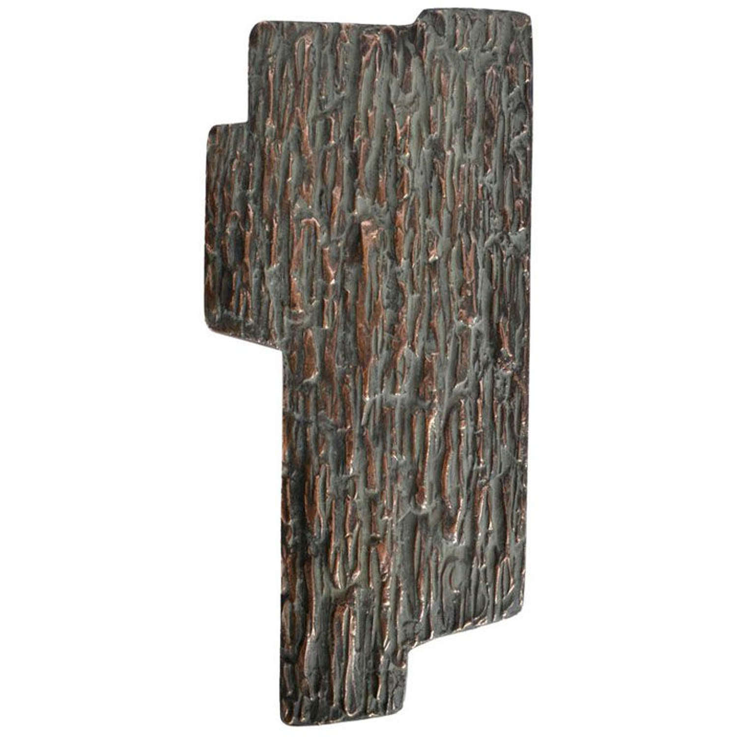 Push and Pull Bronze Door Handle with free form Relief