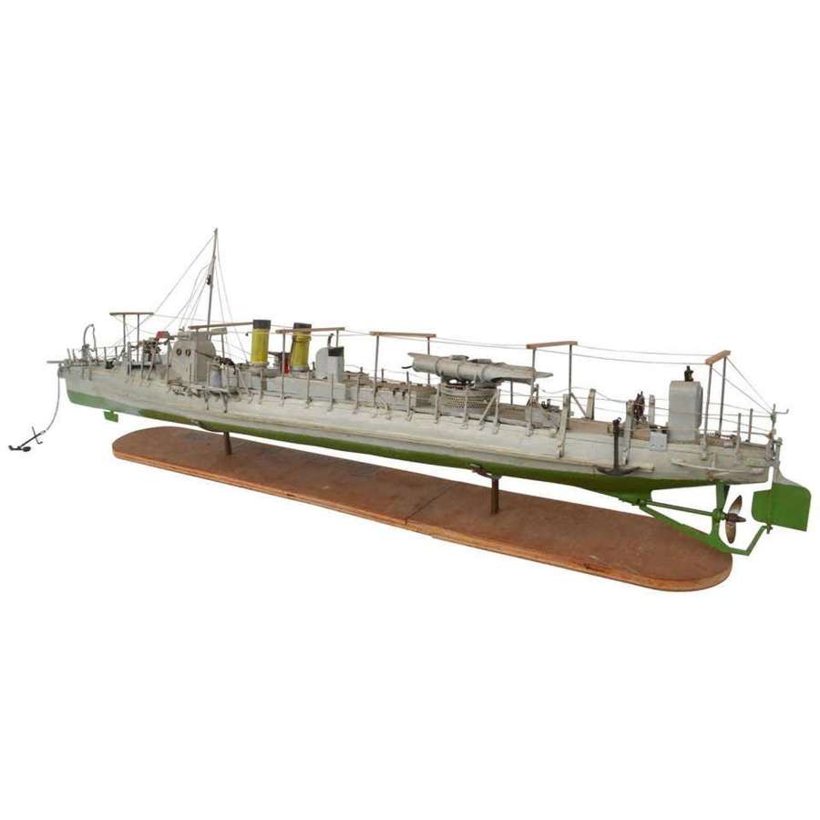 Model of the Torpedo Boat 'Drazki' Ussr, 1907