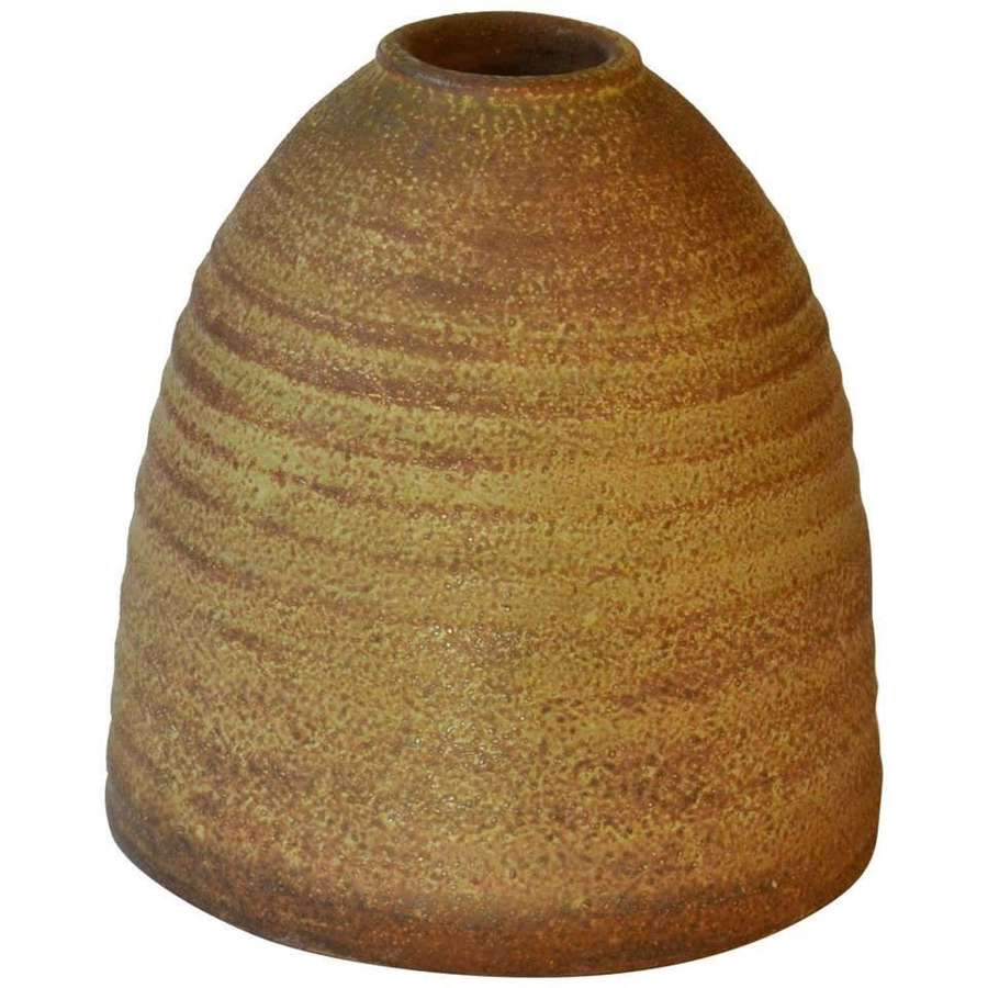 Sculptural Studio Pottery Vase in Beehive Shape
