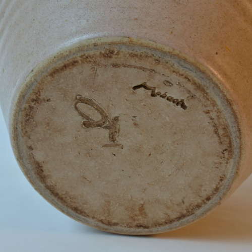 Three Ivory White 1980's Studio Pottery Vases