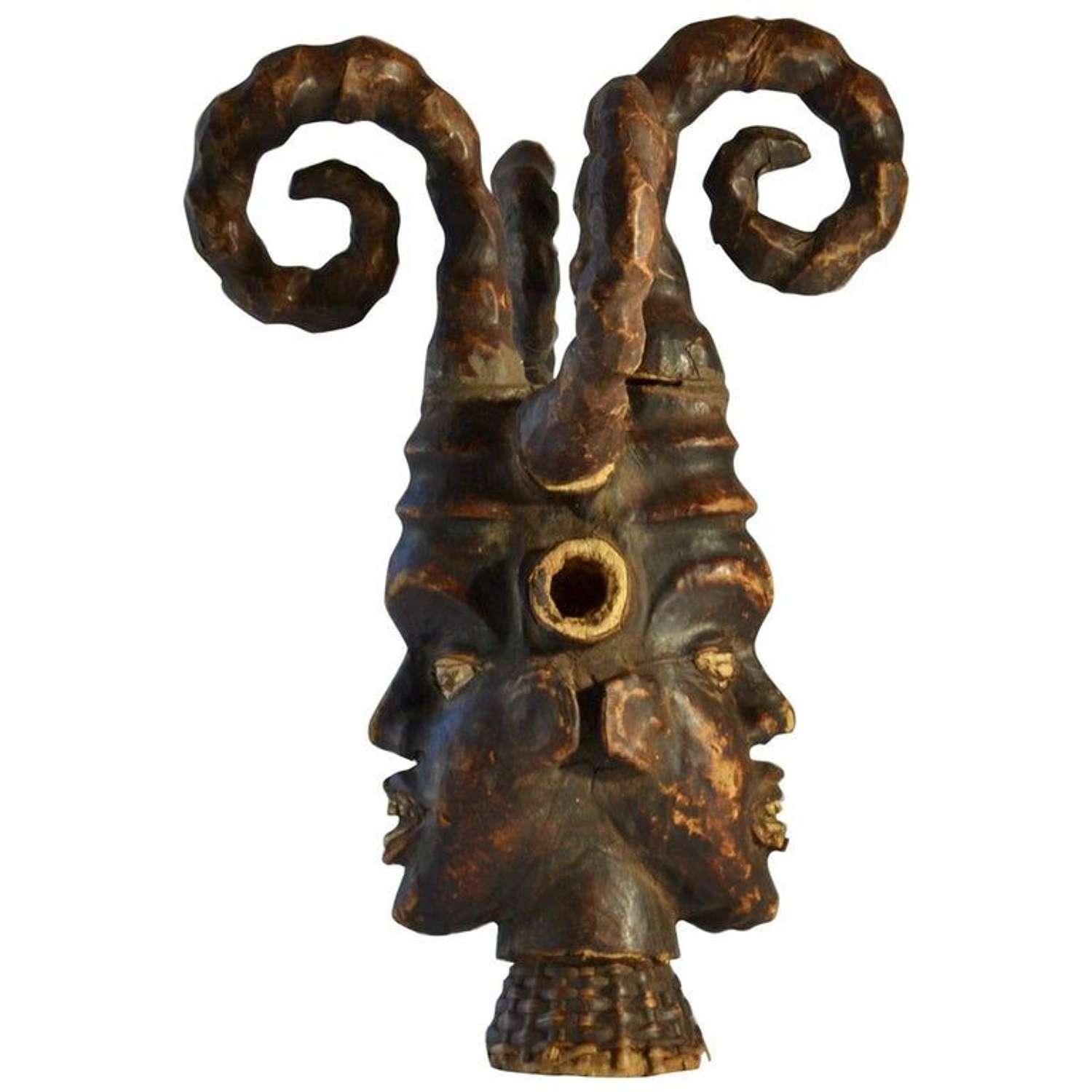 African Ritual Headdress Sculpture from Nigeria