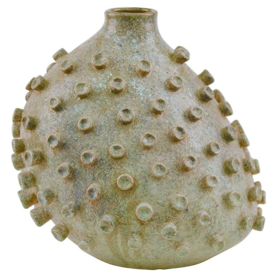 Large Sculptural Studio Pottery Vase with Relief Surface