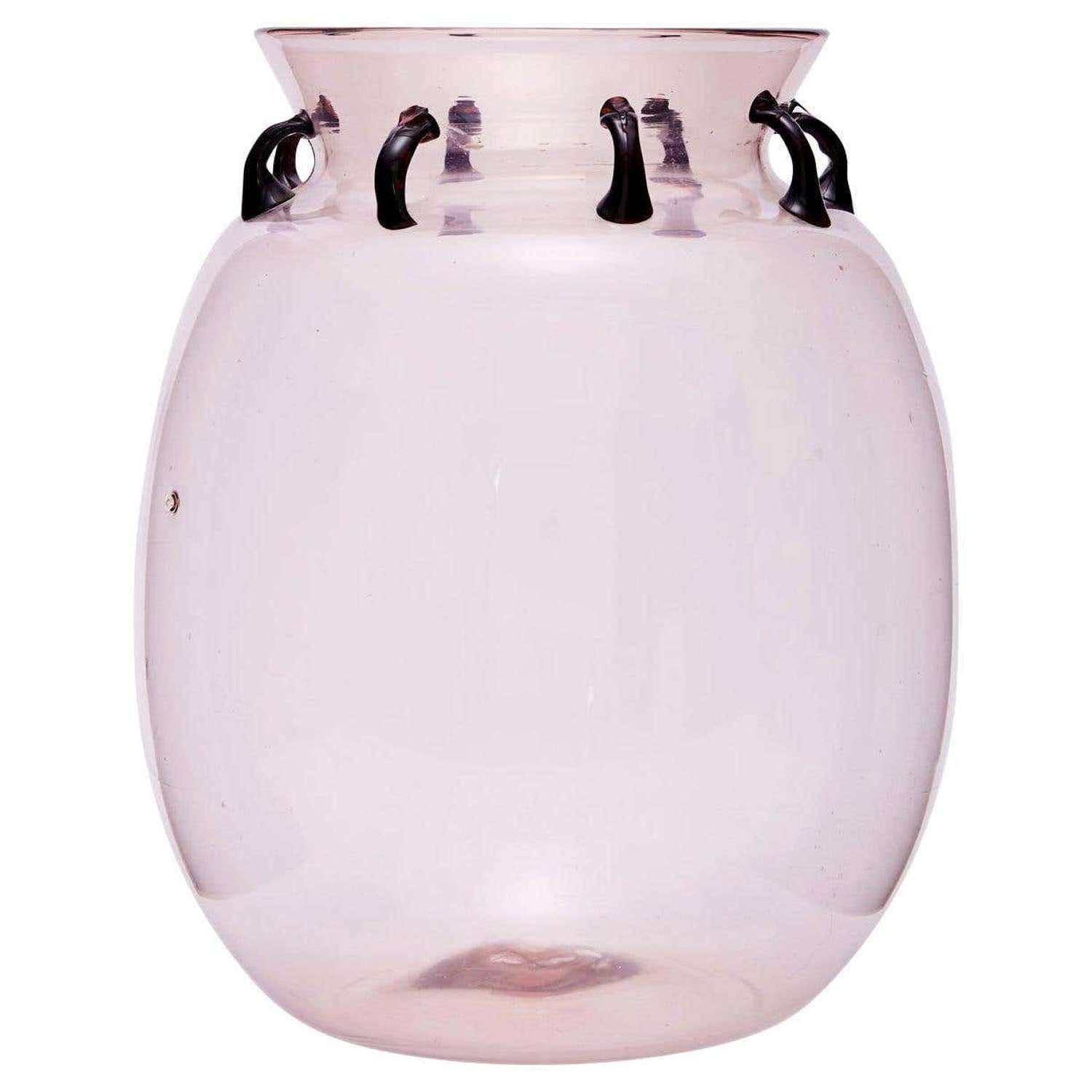 Soffiato Vase by Mvm Cappellin, for Pauly & Co, circa 1921