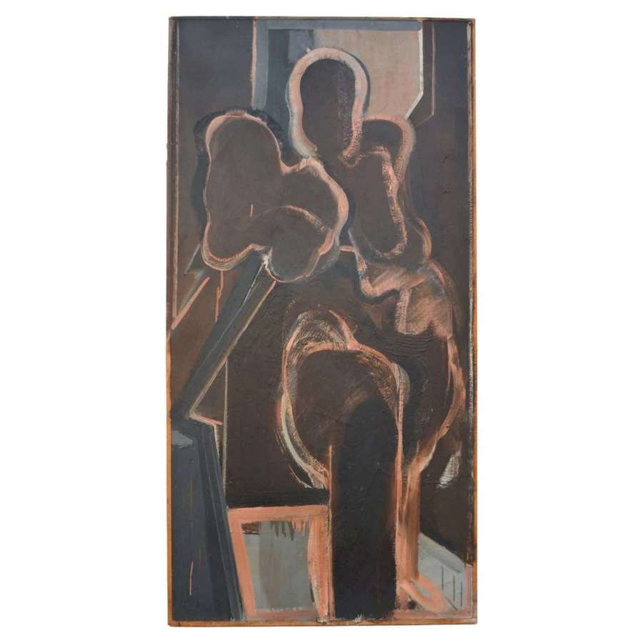 Life Painting Standing Figure by John Kaine, 1960