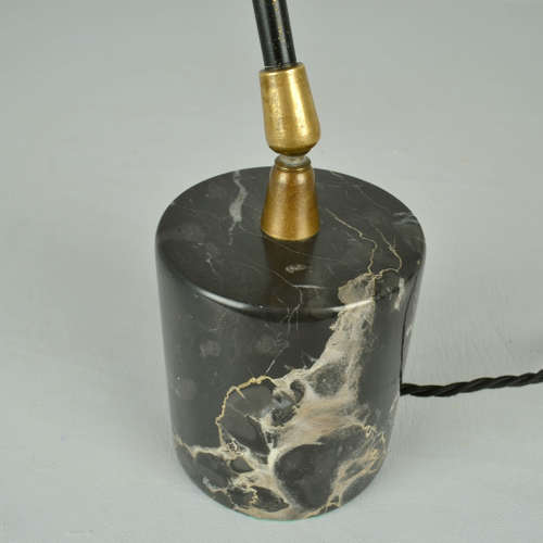 Gino Sarafatti 1950's Table Lamp for Arteluce on Black Marble Base