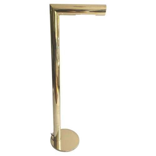Scandinavian Minimalist Brass Floor Lamp by Jonas Hilde