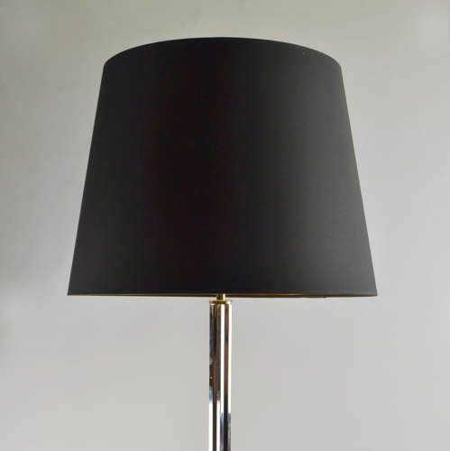 Tall Chrome French Art Deco Floor Lamp