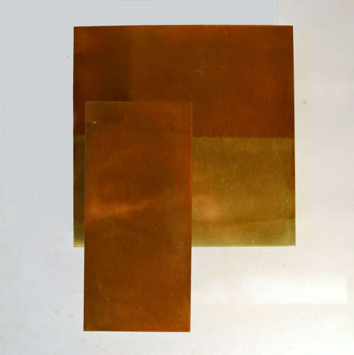 Geometric Brass Wall Candle Holders and Wall Geometric Relief