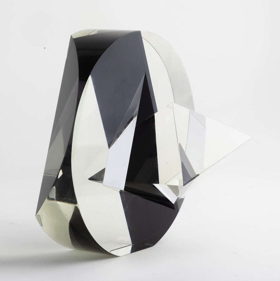 Cristal Abstract Sculpture by Czeck Vlastislav Janacek