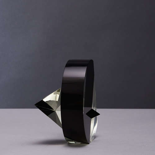 Cristal Abstract Sculpture by Czeck Vlastislav Janacek
