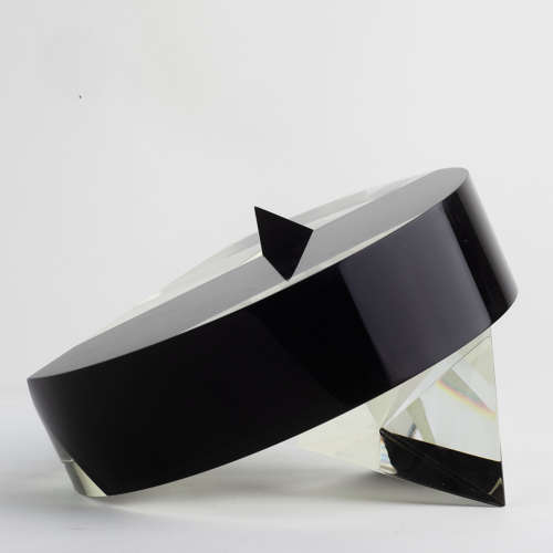 Cristal Abstract Sculpture by Czeck Vlastislav Janacek