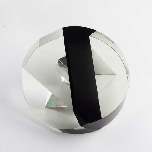 Cristal Abstract Sculpture by Czeck Vlastislav Janacek