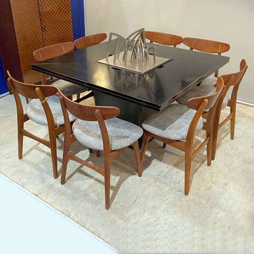 Circante Square Dining Table for 8-12 by Pauvers van den Berge
