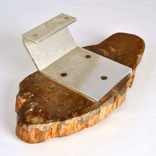 Architectural Push Pull Door Handle in Petrified Wood