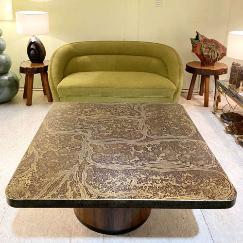 Two Seater Sofa in Spring Green by Isa Bergamo