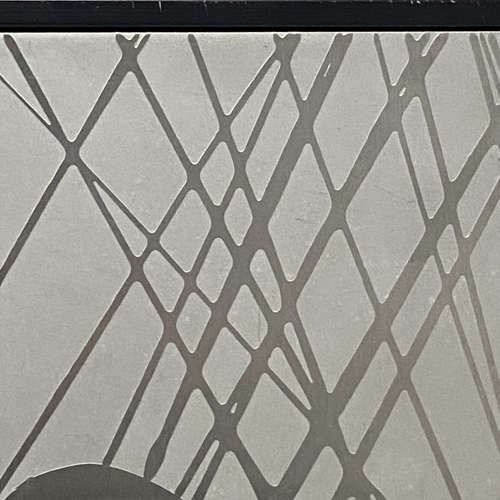 Abstract Enamel Etched Metal by Manfred Jung 1970's