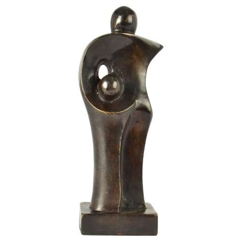 Abstract Figure Sculpture in Bronze