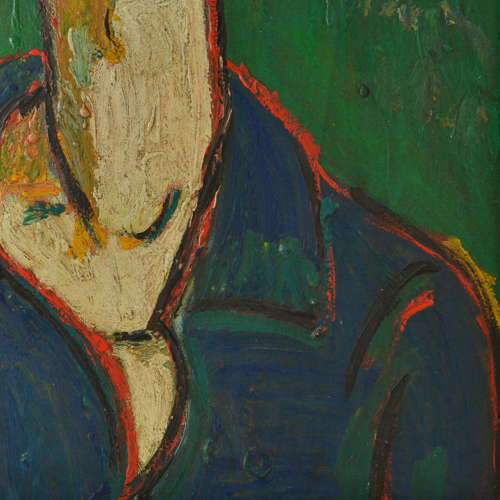Female Portrait 1960's in Bright Colours