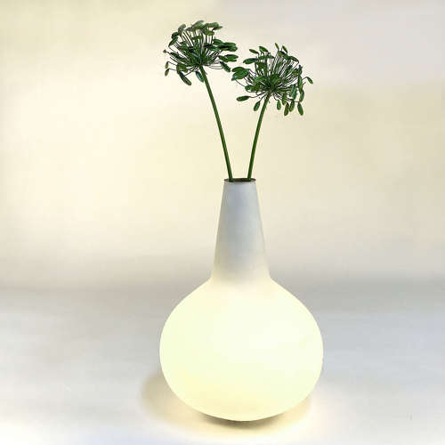 OMAI Table Lamp and Vase by Max Ingrand for Fontane Arte