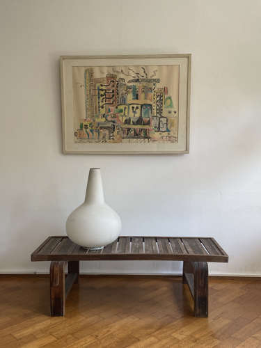 OMAI Table Lamp and Vase by Max Ingrand for Fontane Arte