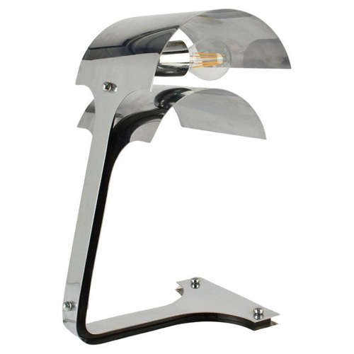 Chrome Desk Lamp attributed to Luigi Massoni Italy 1960s