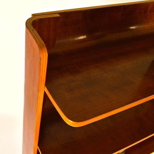 Modernist Italian Free Standing Bookcase