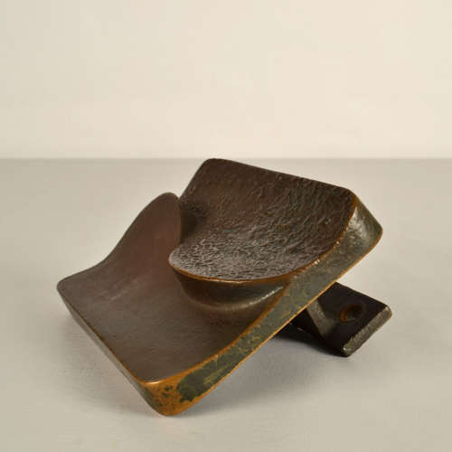 Architectural Bronze Push and Pull Door Handle with Curves.
