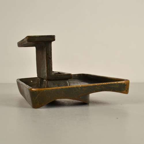 Architectural Bronze Push and Pull Door Handle with Curves.