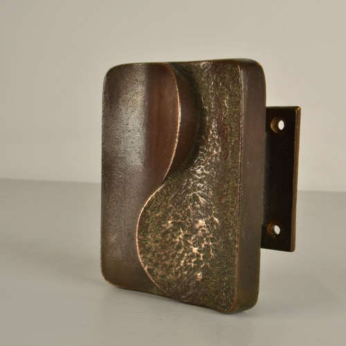 Architectural Bronze Push and Pull Door Handle with Curves.