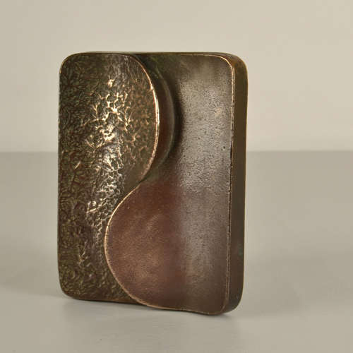 Architectural Bronze Push and Pull Door Handle with Curves.