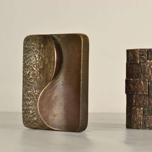 Architectural Bronze Push and Pull Door Handle with Curves.