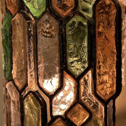 Pair of Poliarte Wall Lights by Albano Poli Murano in Multi Colour