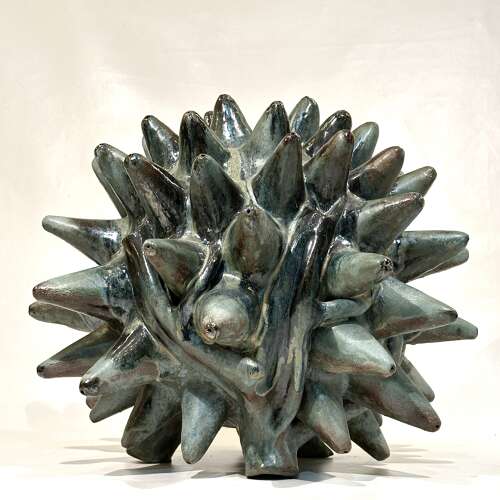 Large Organic Ceramic Floor Sculpture by Fernando Marquina Large