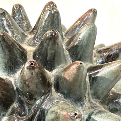 Large Organic Ceramic Floor Sculpture by Fernando Marquina Large