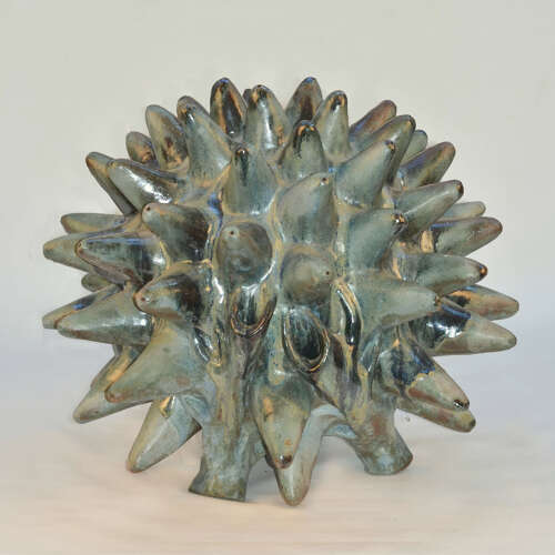 Large Organic Ceramic Floor Sculpture by Fernando Marquina Large