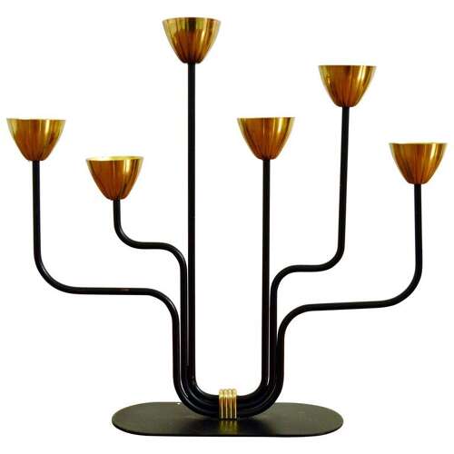Candelabra by Gunnar Ander for Ystad Metall, Sweden, 1960's