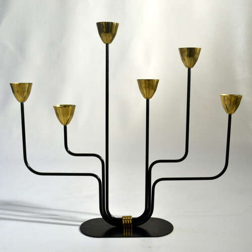 Candelabra by Gunnar Ander for Ystad Metall, Sweden, 1960's