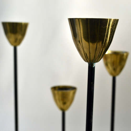 Candelabra by Gunnar Ander for Ystad Metall, Sweden, 1960's