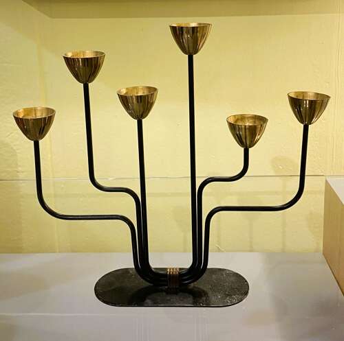 Candelabra by Gunnar Ander for Ystad Metall, Sweden, 1960's