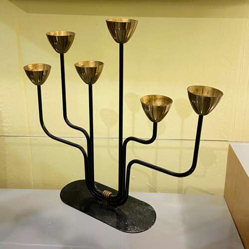 Candelabra by Gunnar Ander for Ystad Metall, Sweden, 1960's