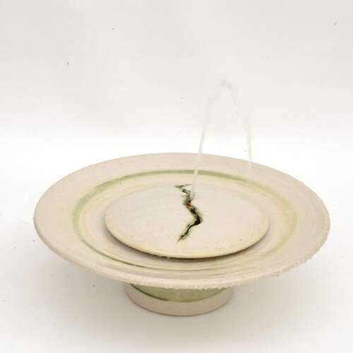 Large Studio Pottery Fruit bowl by Mobach 1980's