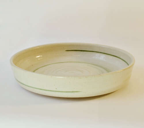 Large Studio Pottery Fruit bowl by Mobach 1980's