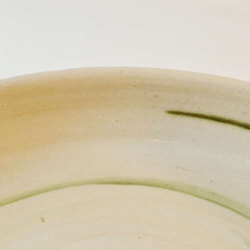 Large Studio Pottery Fruit bowl by Mobach 1980's