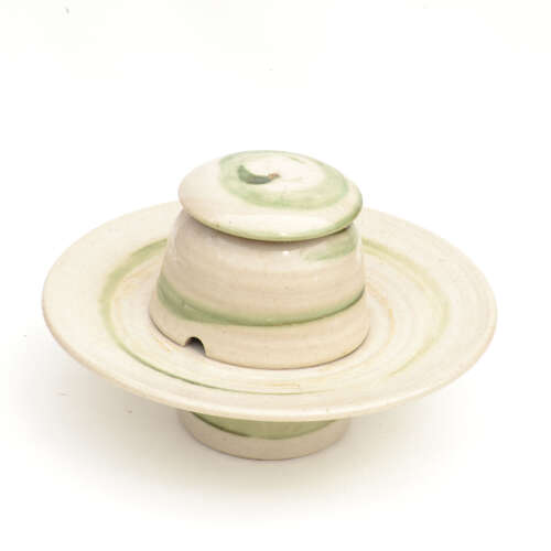 Large Studio Pottery Fruit bowl by Mobach 1980's
