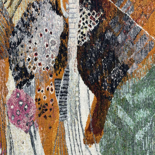 Goblin Hand Woven in Wool, Poland 1955, Abstraction of a Landscape