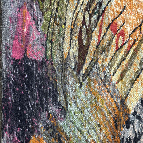 Goblin Hand Woven in Wool, Poland 1955, Abstraction of a Landscape