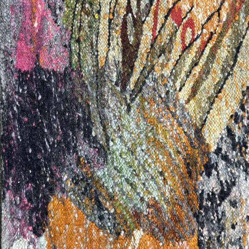 Goblin Hand Woven in Wool, Poland 1955, Abstraction of a Landscape