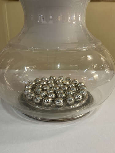 Pair of Large Selenova Murano Table Lamps Italy 1970s