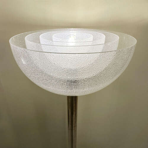 Pair of Carlo Nason LT338 Floor Lamps for Mazzega, Italy 1967