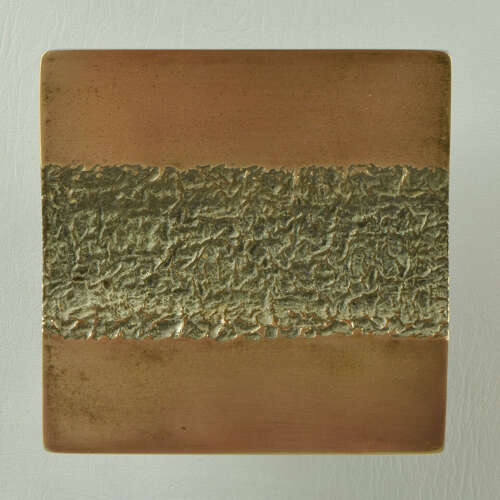 Double Pair of Architectural Push and Pull Bronze Door Handle Square
